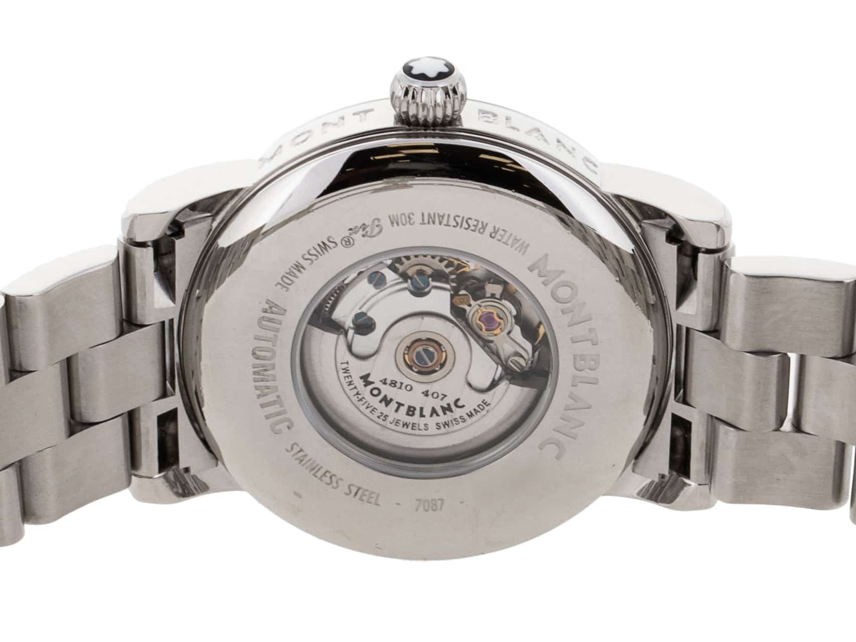 Montblanc water resistant 30m top swiss made stainless steel